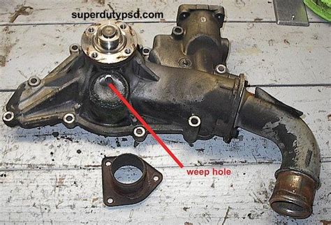 7.3 what does bottom rigjt water pump bolt screw into|7.3l water pump replacement.